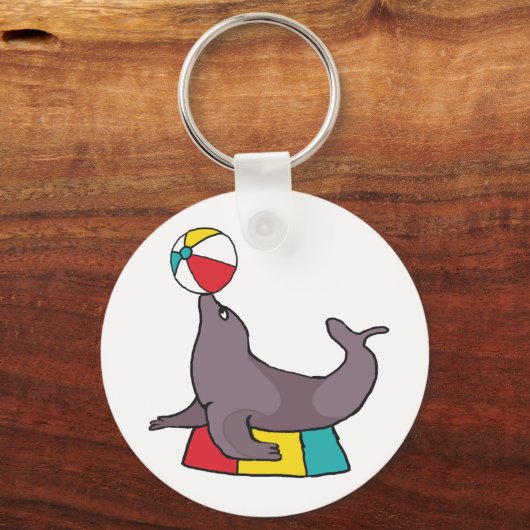 Circus Performance Seal Sleutelhanger (Voorkant)