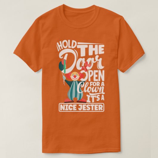 Circus Performer Clown T-shirt (Design voorkant)