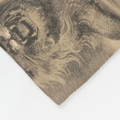 Circus performer staande tussen gemene dieren fleece deken (Hoek)