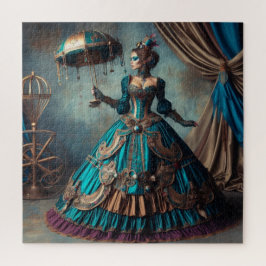 Circus Performer Steampunk Vintage Victoriaans Dam Legpuzzel