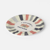 Circus Persoonlijke verjaardag Papieren Bordje (Gekanteld)