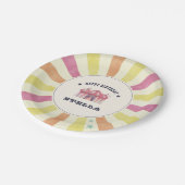  Circus Persoonlijke verjaardag Papieren Bordje (Gekanteld)