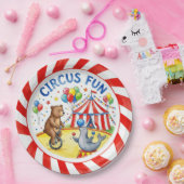 "Circus Plezier" Mooie Dieren & Kermistent Bord (Feest)