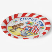 "Circus Plezier" Mooie Dieren & Kermistent Bord (Gekanteld)