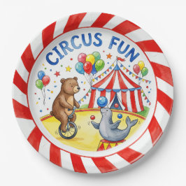 "Circus Plezier" Mooie Dieren & Kermistent Bord