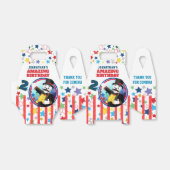 Circus Polar Bear Ringmaster Favor Boxes Bedankdoosjes (Uitgevouwen)