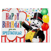 Circus Polar Beer Kinderen van Birthday Groot Cadeauzakje (Voorkant)