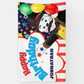 Circus Polar Beer Kinderen van Birthday Spandoek (Verticaal)