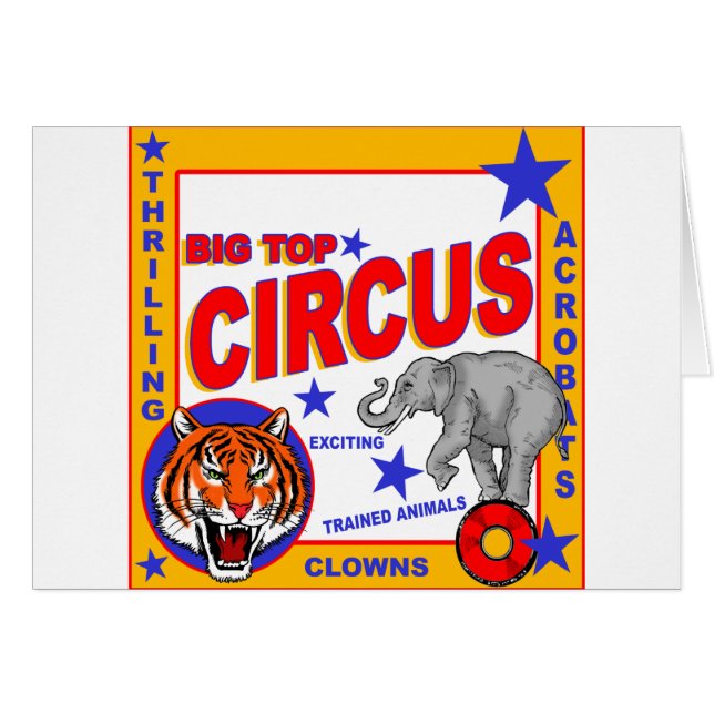  Circus Poster (Voorkant Horizontaal)