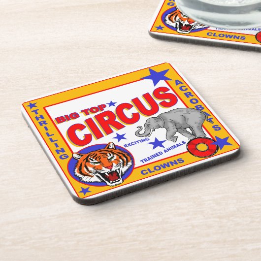 Circus Poster Bier Onderzetter (Linkerzijde)
