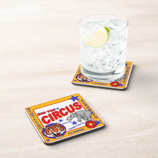  Circus Poster Bier Onderzetter (Rechterzijde)