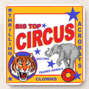 Circus Poster Bier Onderzetter