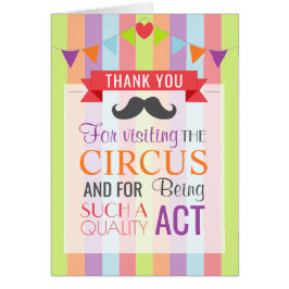 Circus Poster Birthday Party Dank u