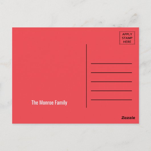  Circus Poster Birthday Party Dank u Briefkaart (Achterkant)