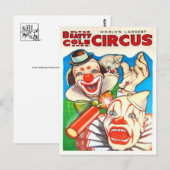 Circus Poster Briefkaart (Voorkant / Achterkant)