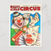Circus Poster Briefkaart (Voorkant)