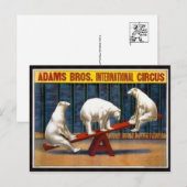Circus Poster Briefkaart (Voorkant / Achterkant)