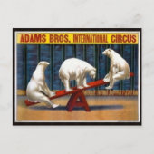 Circus Poster Briefkaart (Voorkant)
