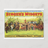 Circus Poster Briefkaart (Voorkant)