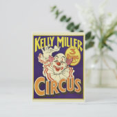 Circus Poster Briefkaart (Staand voorkant)
