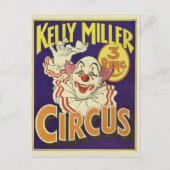 Circus Poster Briefkaart (Voorkant)