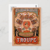 Circus Poster Briefkaart (Voorkant / Achterkant)