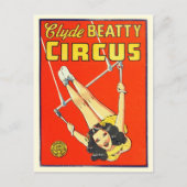 Circus Poster Briefkaart (Voorkant)