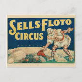 Circus Poster Briefkaart (Voorkant)