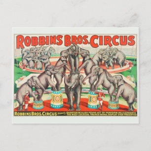Circus Poster Briefkaart