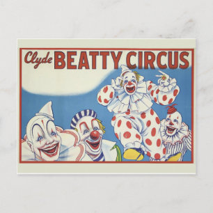 Circus Poster Briefkaart