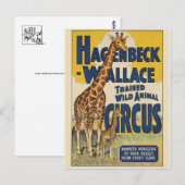 Circus Poster Briefkaart (Voorkant / Achterkant)