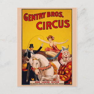 Circus Poster Briefkaart