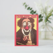 Circus Poster Briefkaart (Staand voorkant)