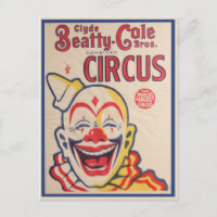 Circus Poster Briefkaart