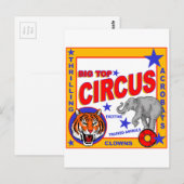  Circus Poster Briefkaart (Voorkant / Achterkant)