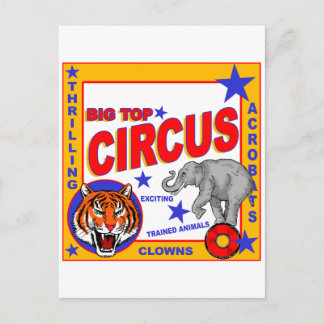  Circus Poster Briefkaart