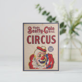 Circus Poster Briefkaart (Staand voorkant)