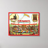 Circus Poster. C.W. Parker. Canvas Afdruk (Voorkant)
