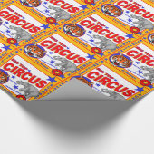 Circus Poster Cadeaupapier (Hoek)