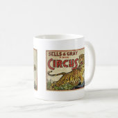  Circus Poster - circa 1930 - in nood Koffiemok (Voorkant rechts)