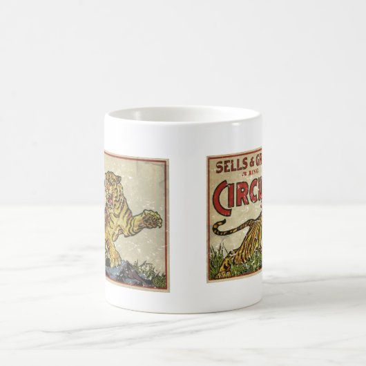 Circus Poster - circa 1930 - in nood Koffiemok (Center)