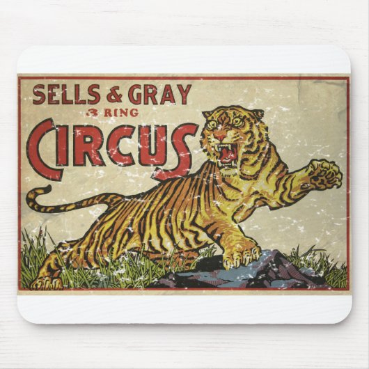Circus Poster - circa 1930 - in nood Muismat (Voorkant)