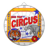 Circus Poster Dartbord (Voorkant)