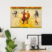  Circus Poster de wonderbaarlijke melrosas. (Thuiskantoor)