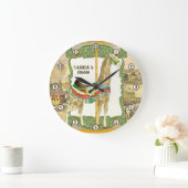  Circus Poster, Giraffe Baby Room Clock Grote Klok (Huis)
