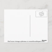  Circus Poster Human Canon Ball circa 1879 Briefkaart (Achterkant)