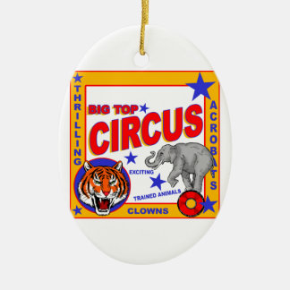  Circus Poster Keramisch Ornament