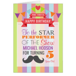 Circus Poster Kinderdag