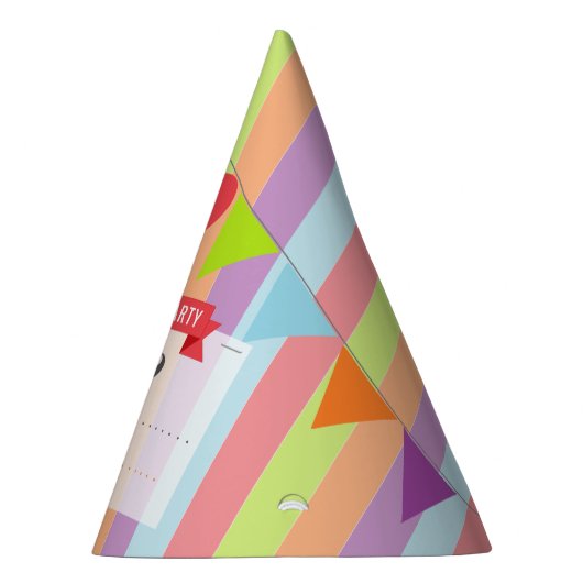 Circus Poster Kinderdag Feesthoedjes (Rechts)