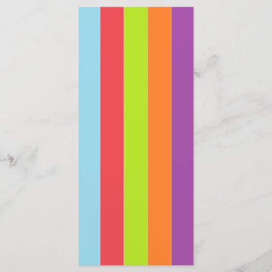  Circus Poster Kinderdagmenu Menu (Achterkant)